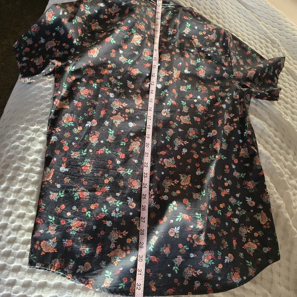 Dravus Black Floral Men's Shirt - Picture 3 of 4